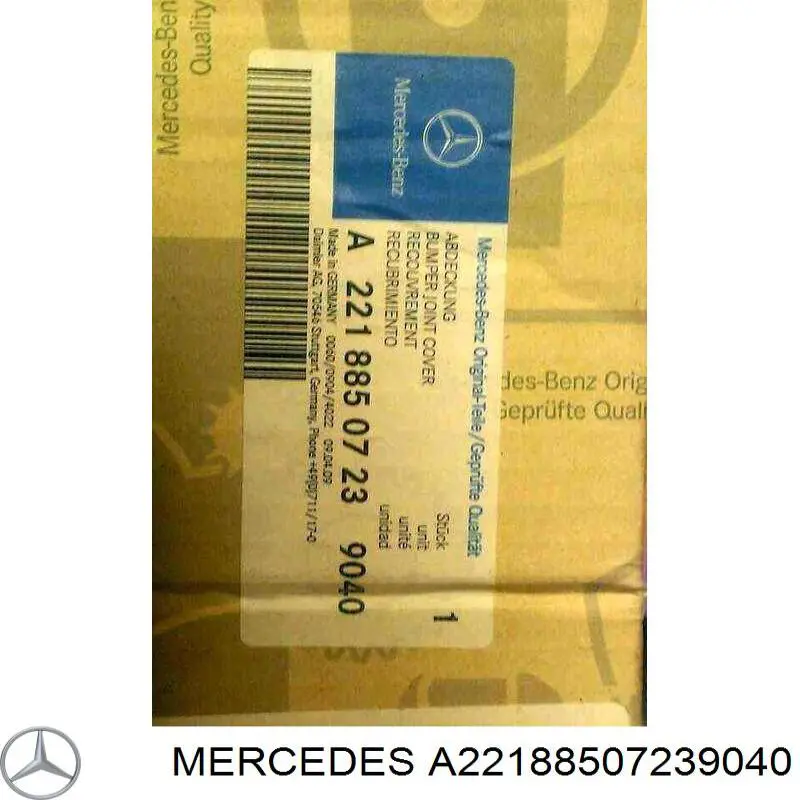 Купити A2218850723 Mercedes Задній бампер