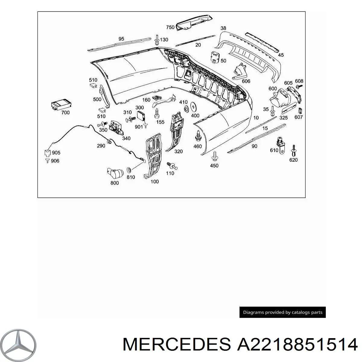 A2218851514 Mercedes 
