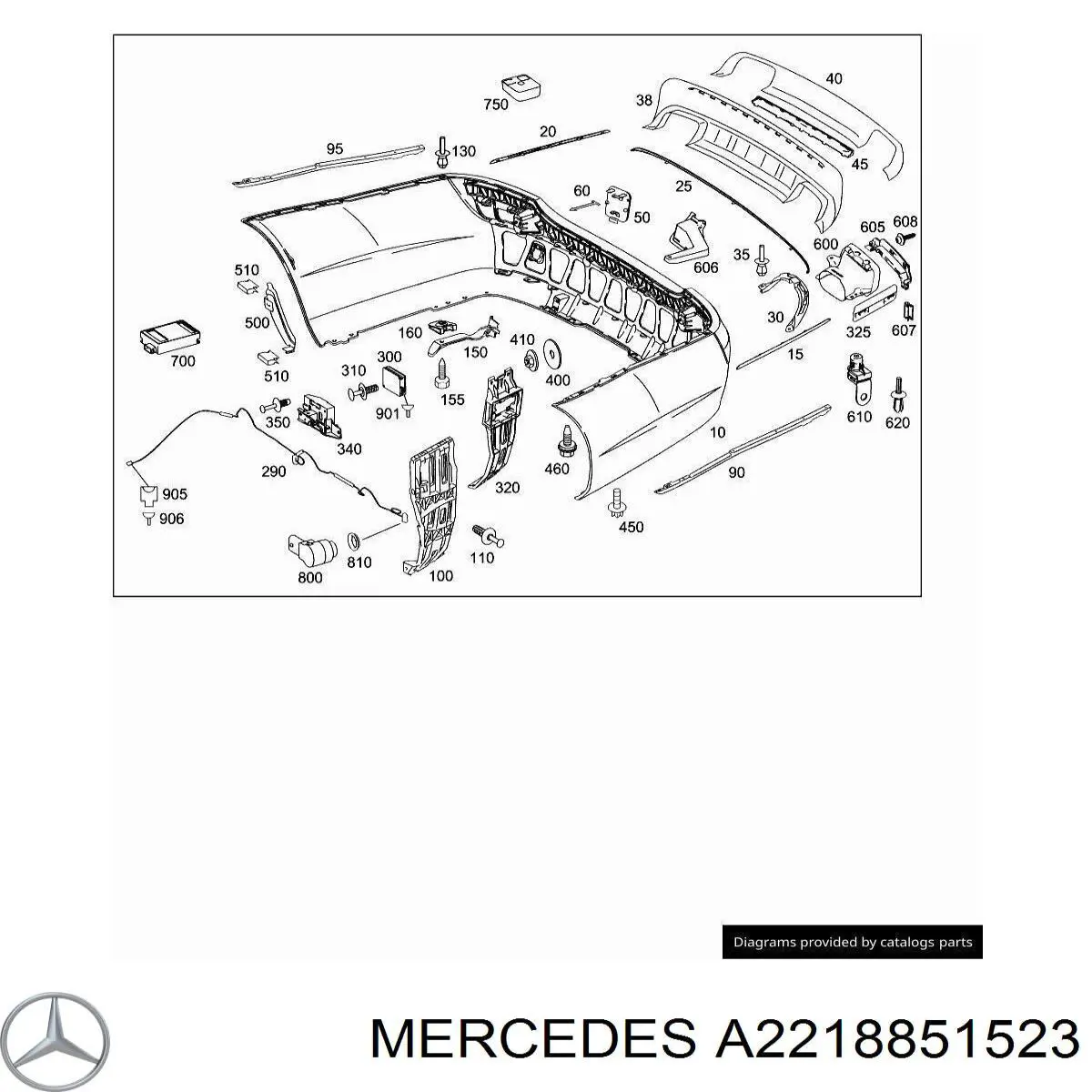  A2218851523 Mercedes