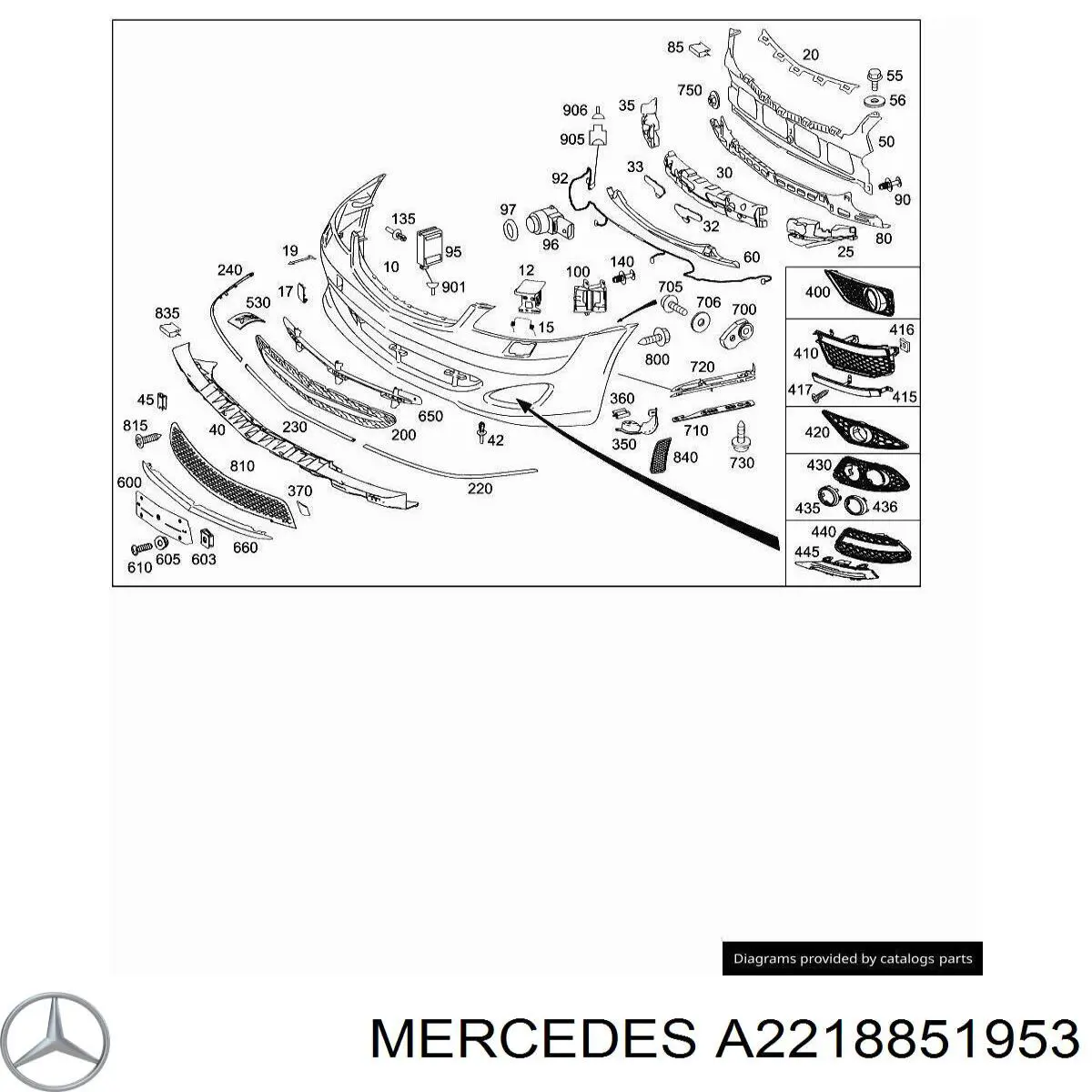 A2218851953 Mercedes 