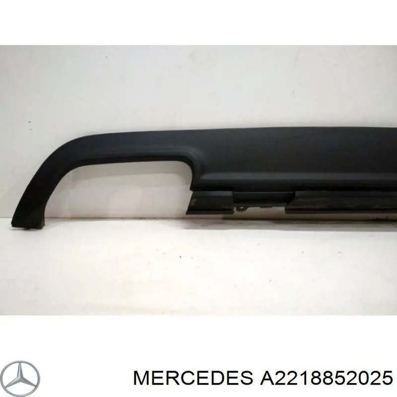 Накладка бампера заднього на Mercedes S-Class (W221)