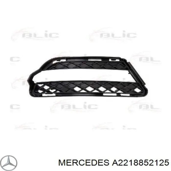 Купити A2218852125 Mercedes Накладка бампера заднього, центральна