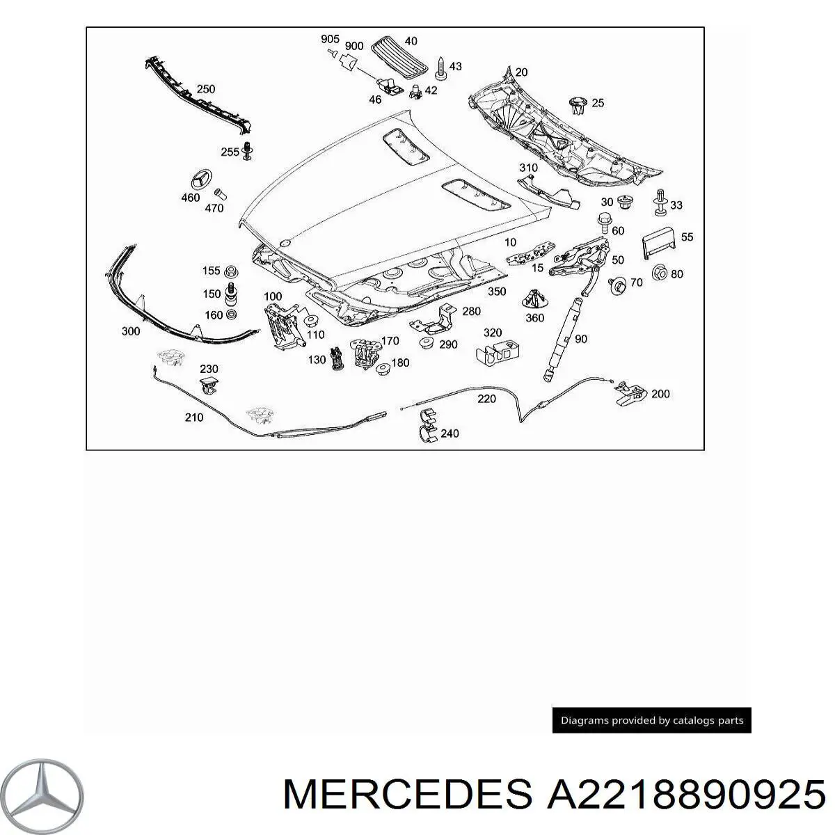 A2218890925 Mercedes 