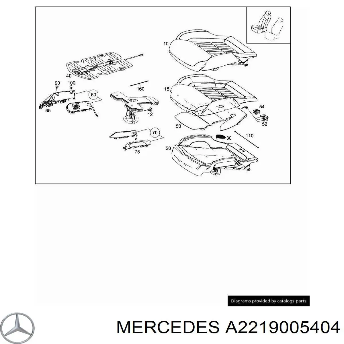 A2219005404 Mercedes 