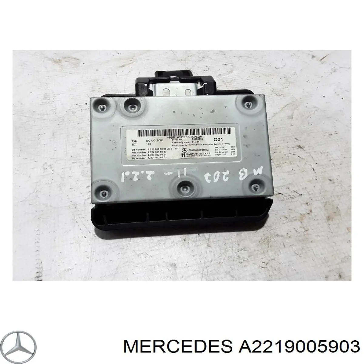Купити A2219005903 Mercedes Блок керування мультимедійний