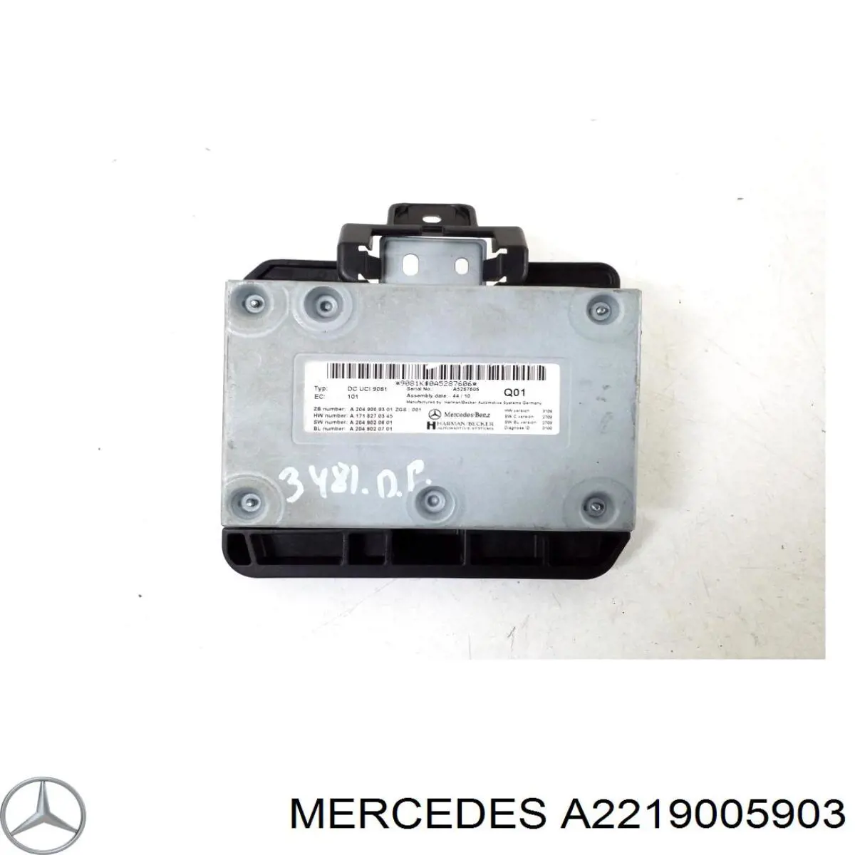 Блок керування мультимедійний Mercedes A2219005903 ціна, від 22.50 USD
