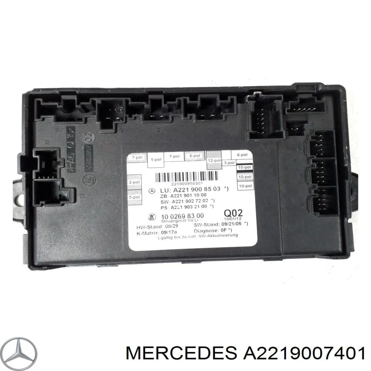 A2219007401 Mercedes Блок комфорту передніх дверей