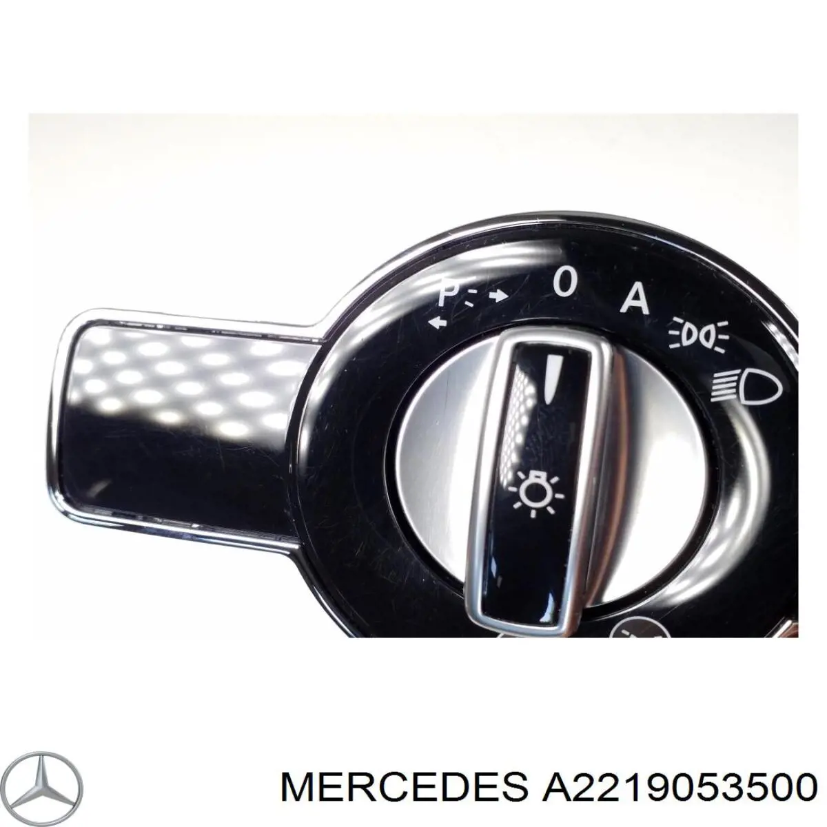 Купити A2219053500 Mercedes Перемикач світла фар, на "торпеді"