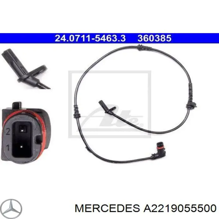 A2219055500 Mercedes датчик абс (abs передній)