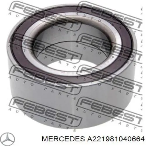 A221981040664 Mercedes Підшипник маточини передньої