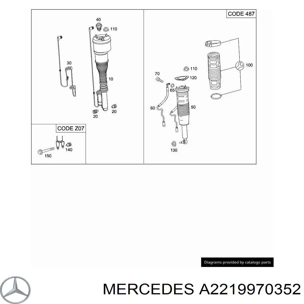  A2219970352 Mercedes