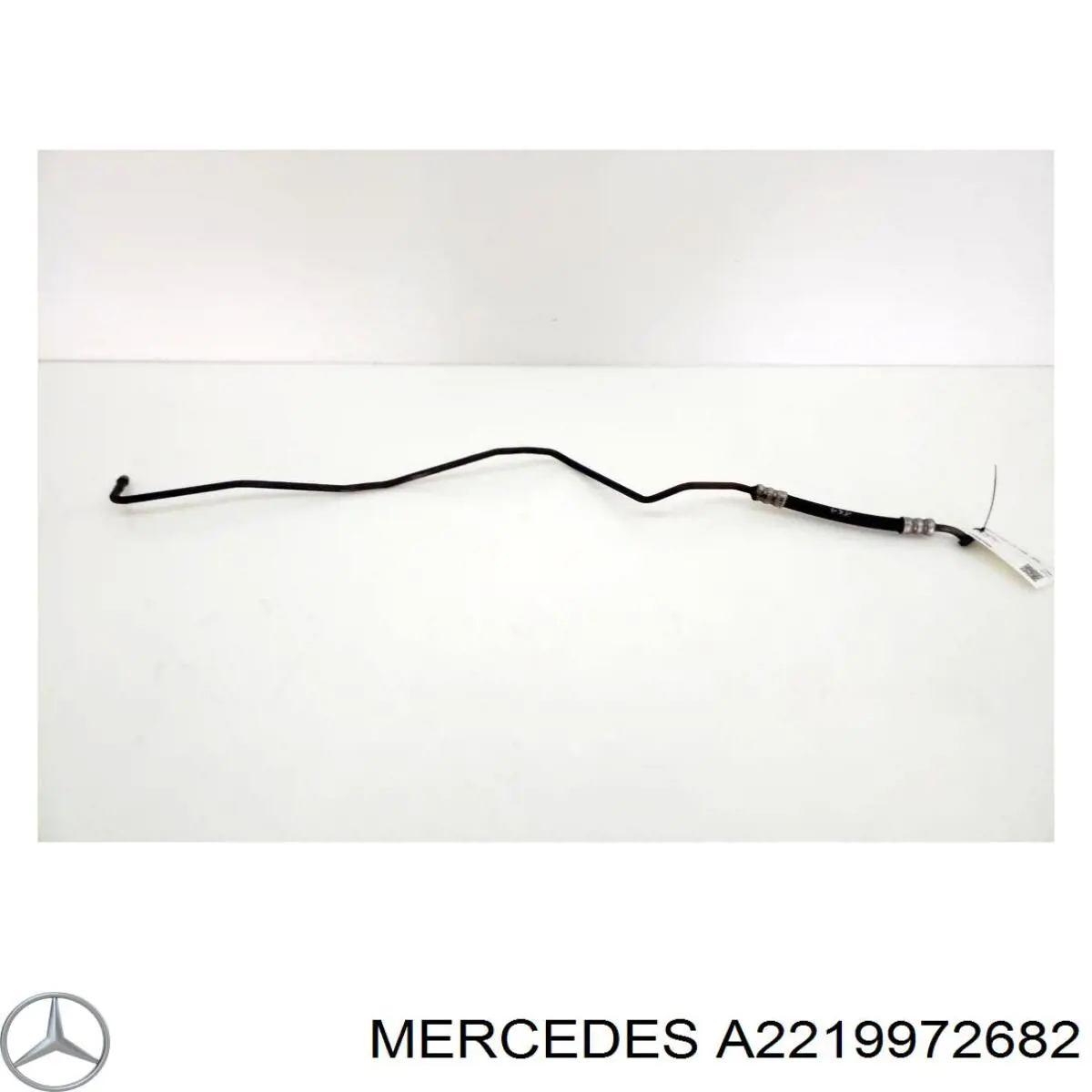 2219972682 Mercedes шланг гпк, низького тиску, від рейки/механізму до радіатора