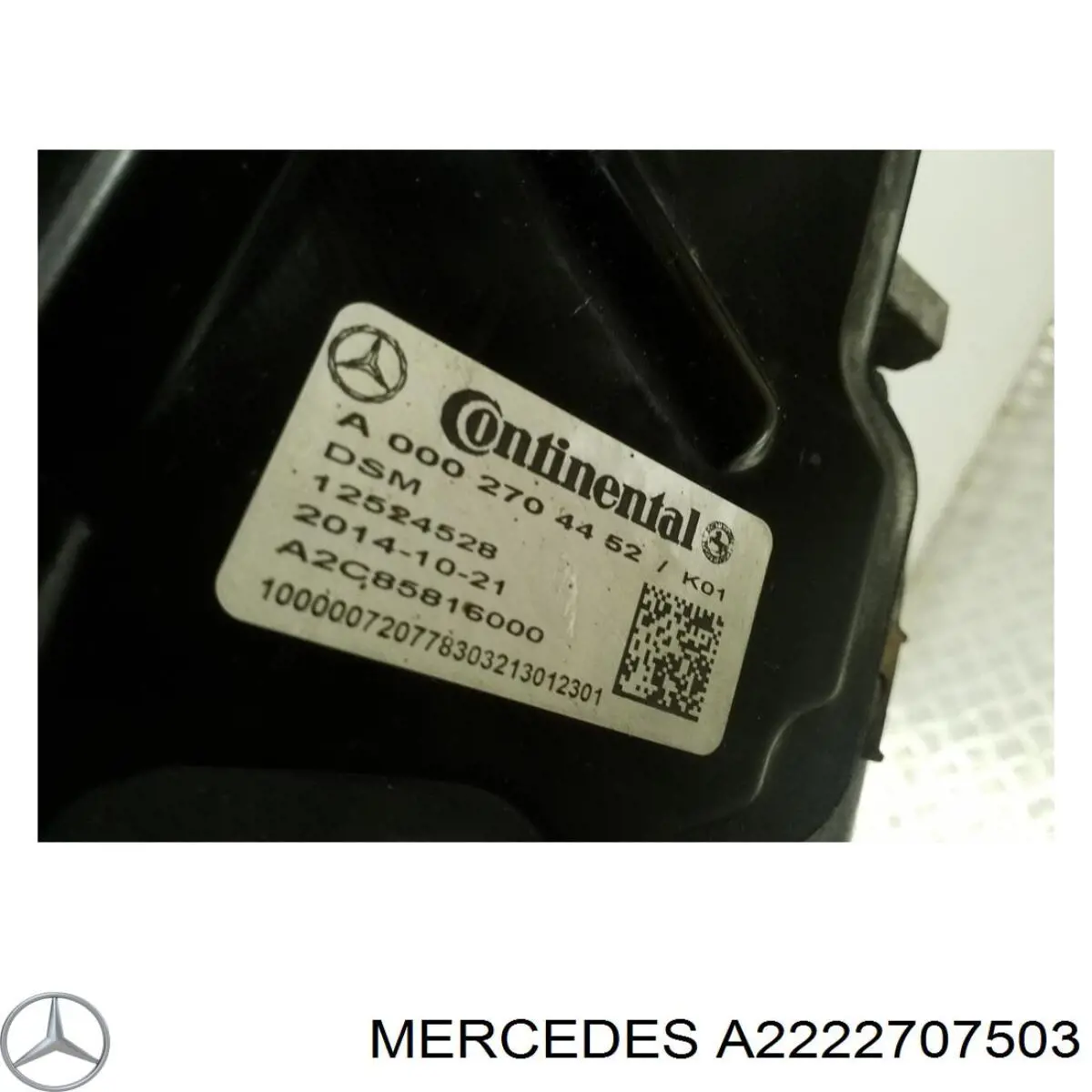A2222707503 Mercedes 