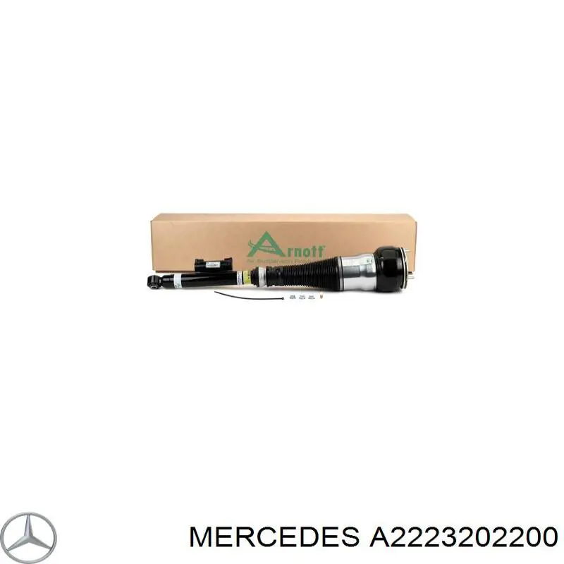 Амортизатор передній, правий Mercedes A2223202200 ціна, від 681.30 USD