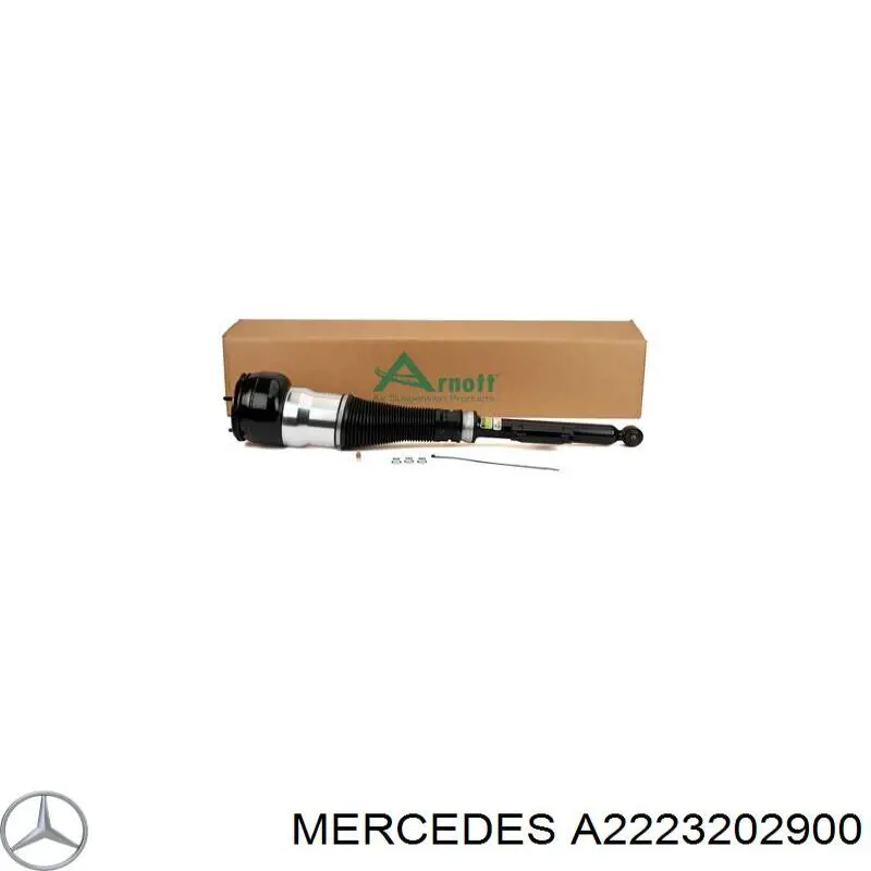A2223202900 Mercedes Амортизатор задній, лівий