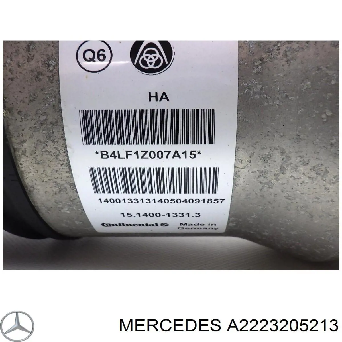Амортизатор задній, правий Mercedes A2223205213 ціна, від 283.05 USD