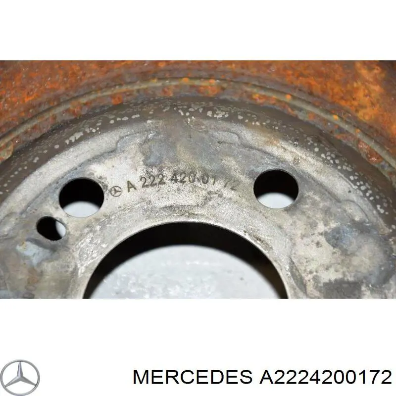Гальмівні диски передні A2224200172 Mercedes