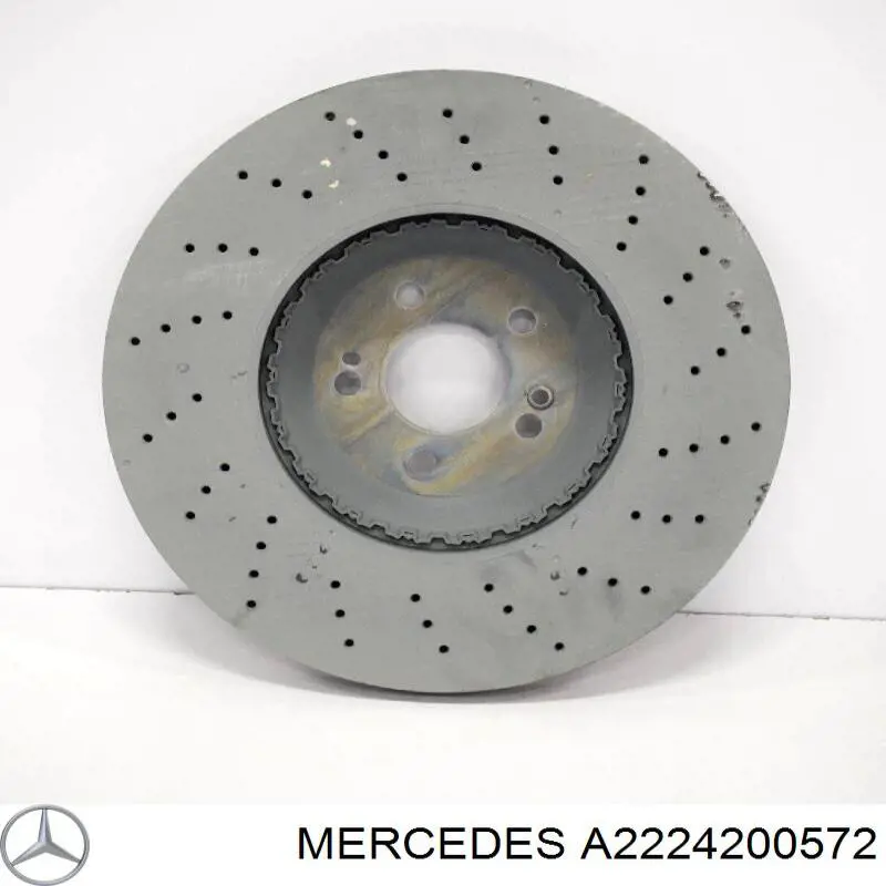 Купити A2224200572 Mercedes Диск заднього гальма