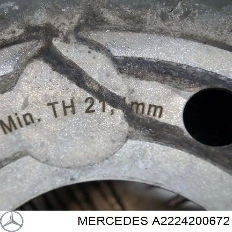 A2224200672 Mercedes Дискові гальма