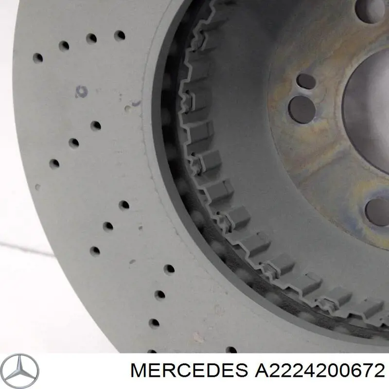 Купити A2224200672 Mercedes Диск заднього гальма