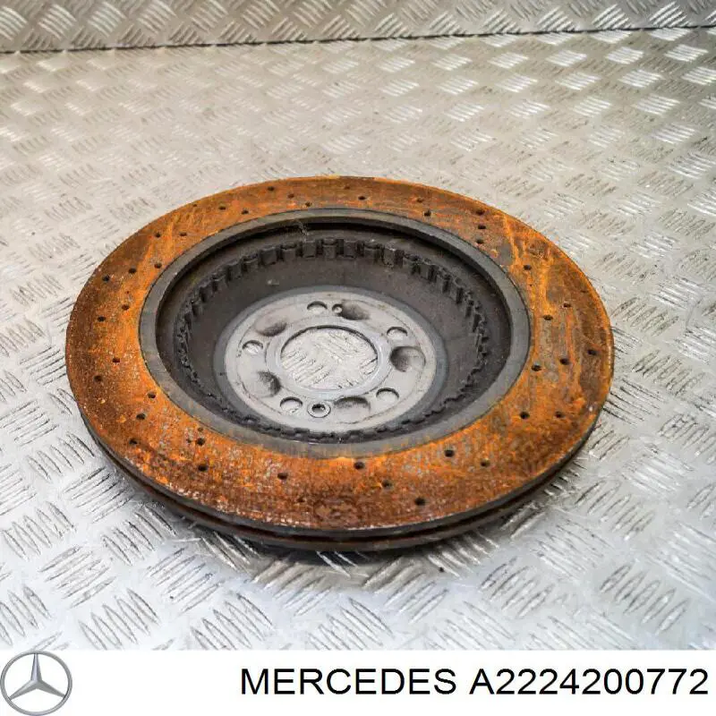 Купити A2224200772 Mercedes Диск заднього гальма