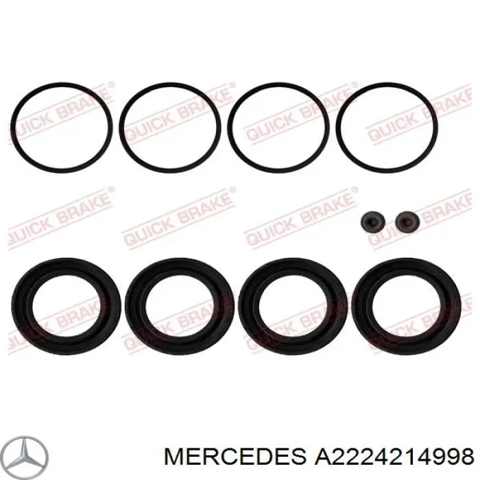 Купити A2224214998 Mercedes Ремкомплект переднього супорту