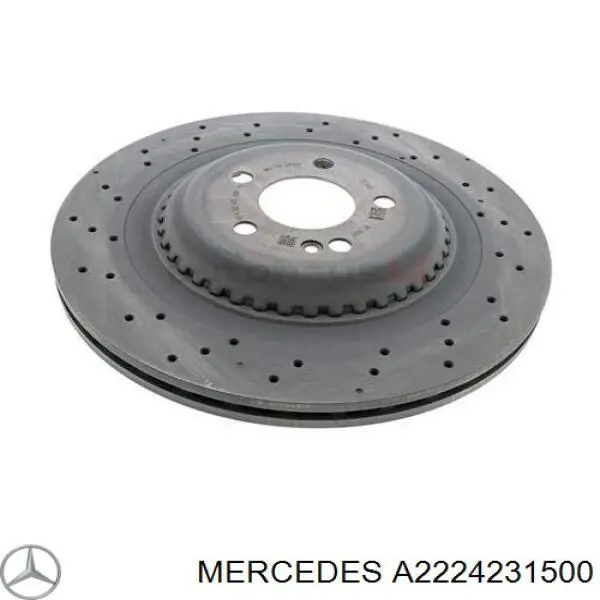 A2224231500 Mercedes Дискові гальма
