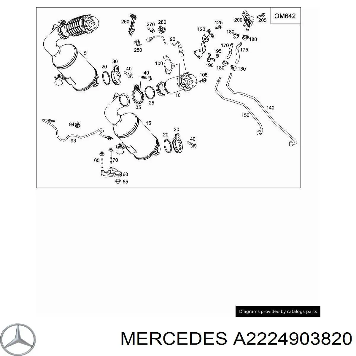 A2224903820 Mercedes 