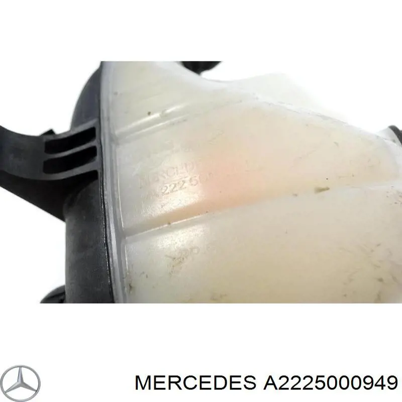 Бачок системи охолодження двигуна розширювальний Mercedes A2225000949 ціна, від 44.34 USD