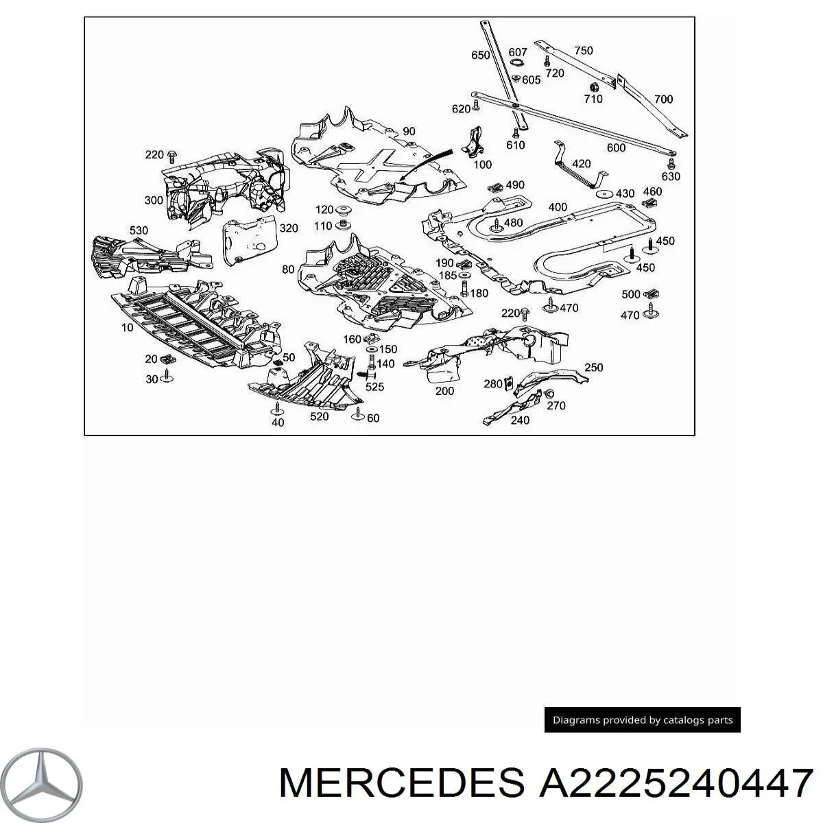 A2225240447 Mercedes 