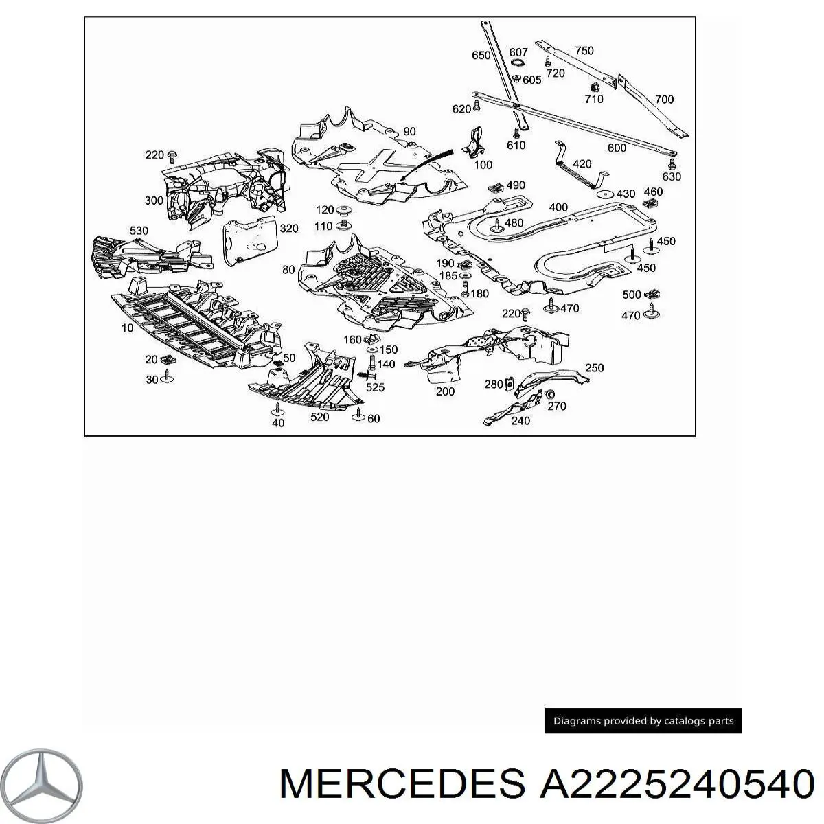  Mercedes A2225240540 ціна, від 6.21 USD