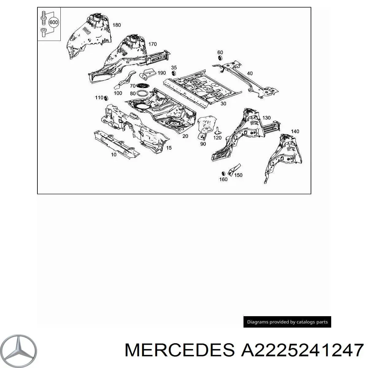 A2225241247 Mercedes 