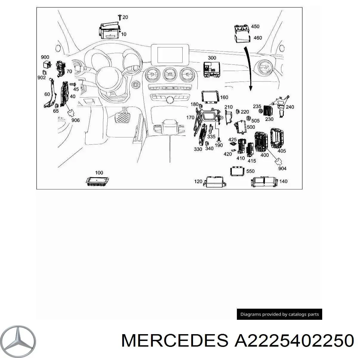 A2225402250 Mercedes 