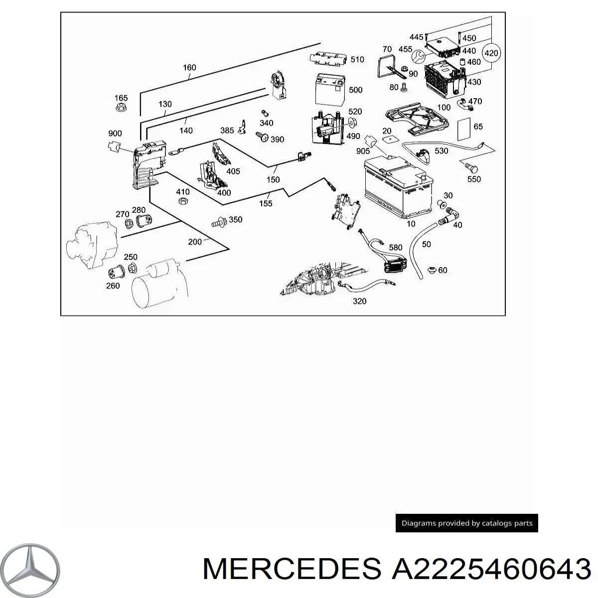 A2225460643 Mercedes 