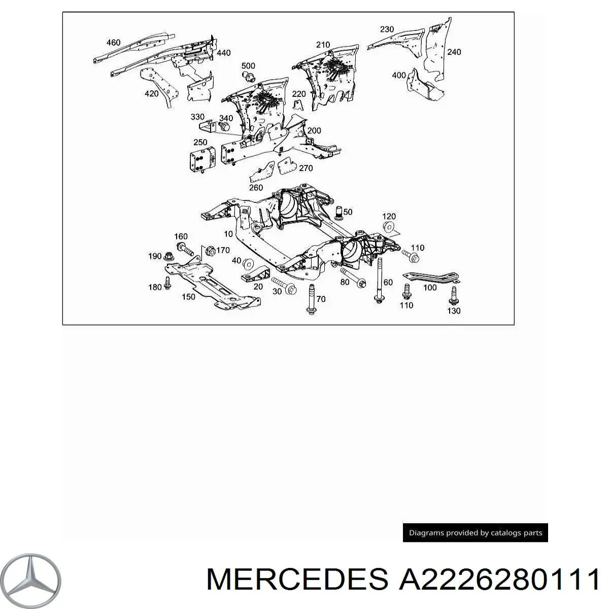 Купити A2226280111 Mercedes 