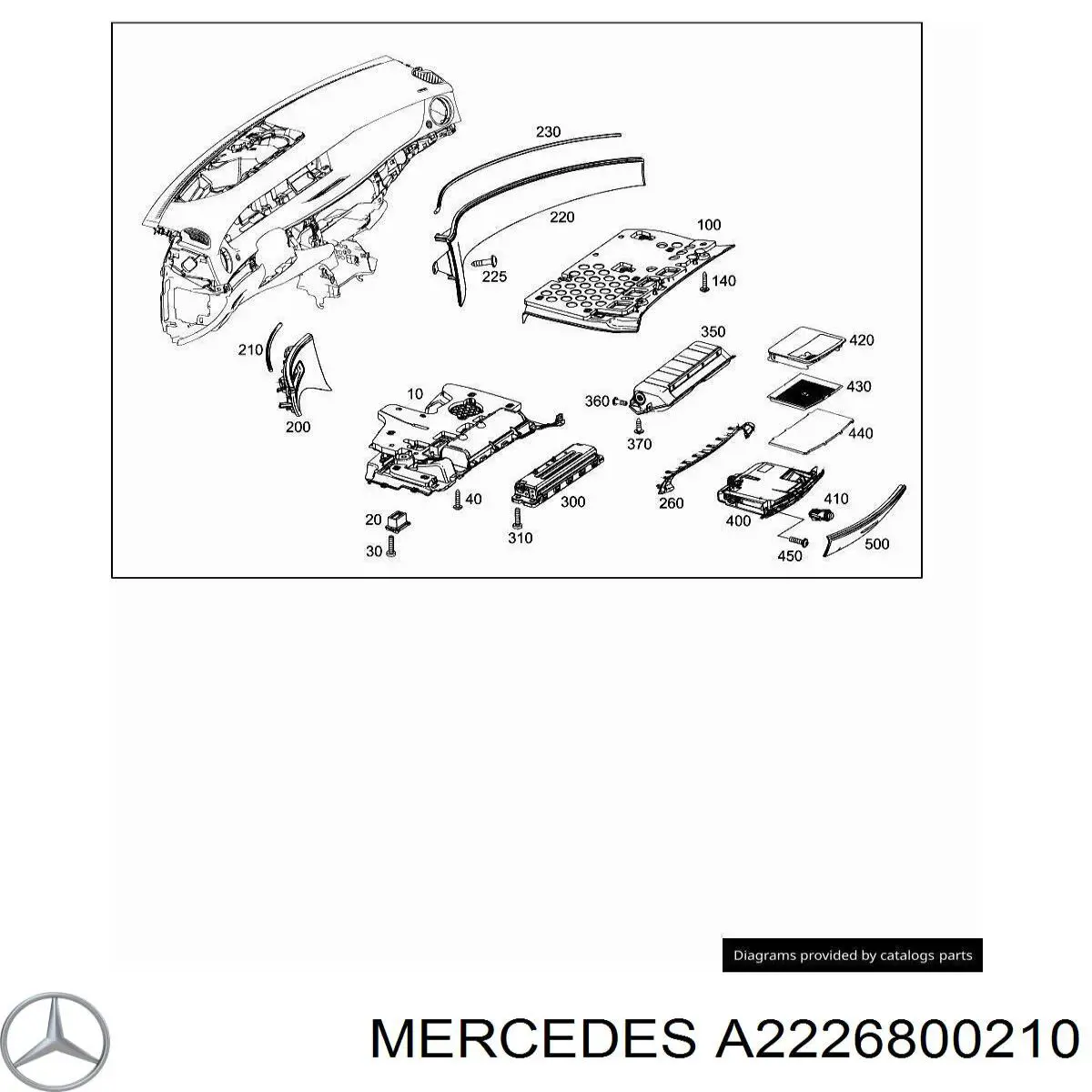A2226800210 Mercedes 