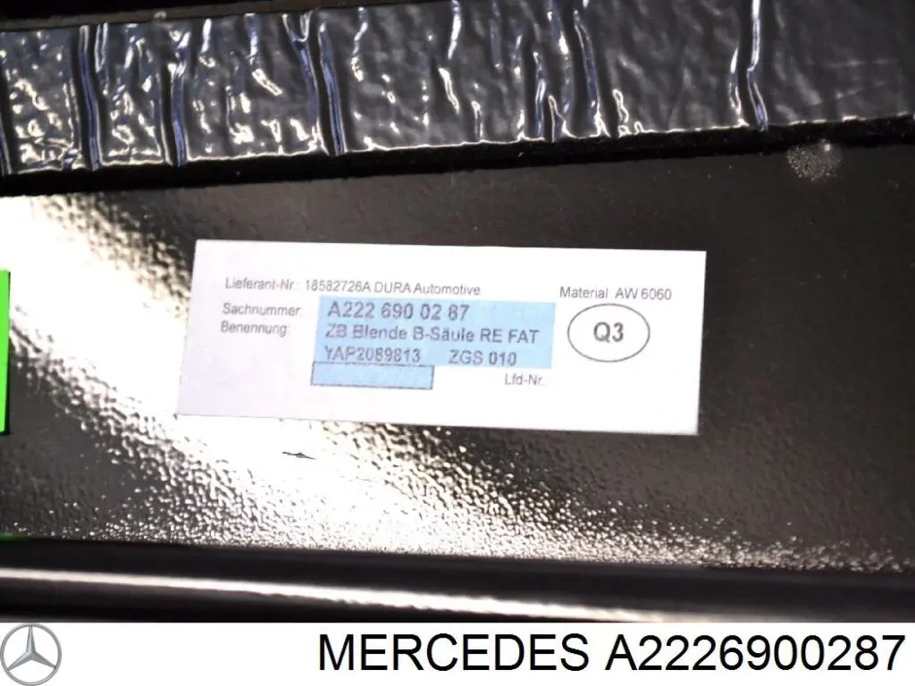  A2226900287 Mercedes