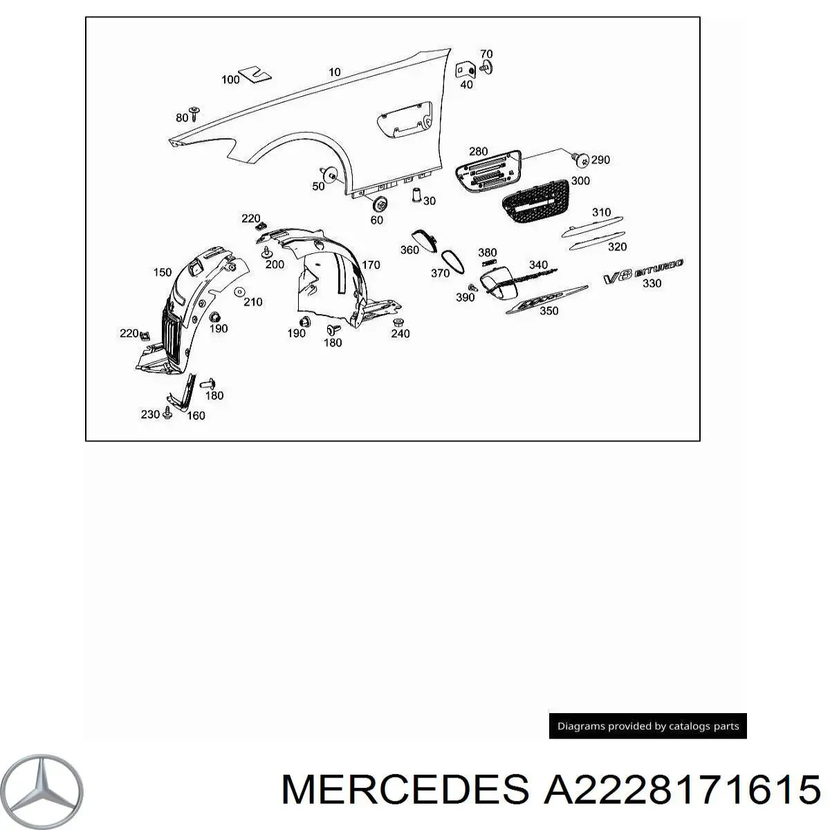 A2228171615 Mercedes 