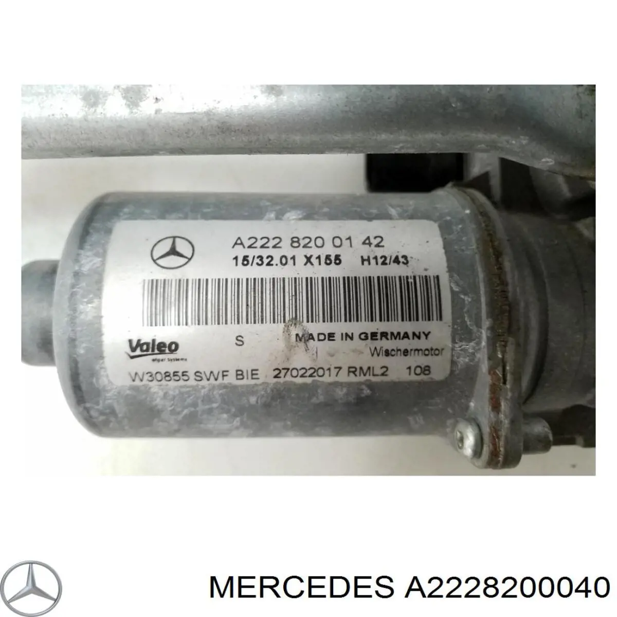 Трапеція щіток лобового скла Mercedes A2228200040 ціна, від 152.02 USD
