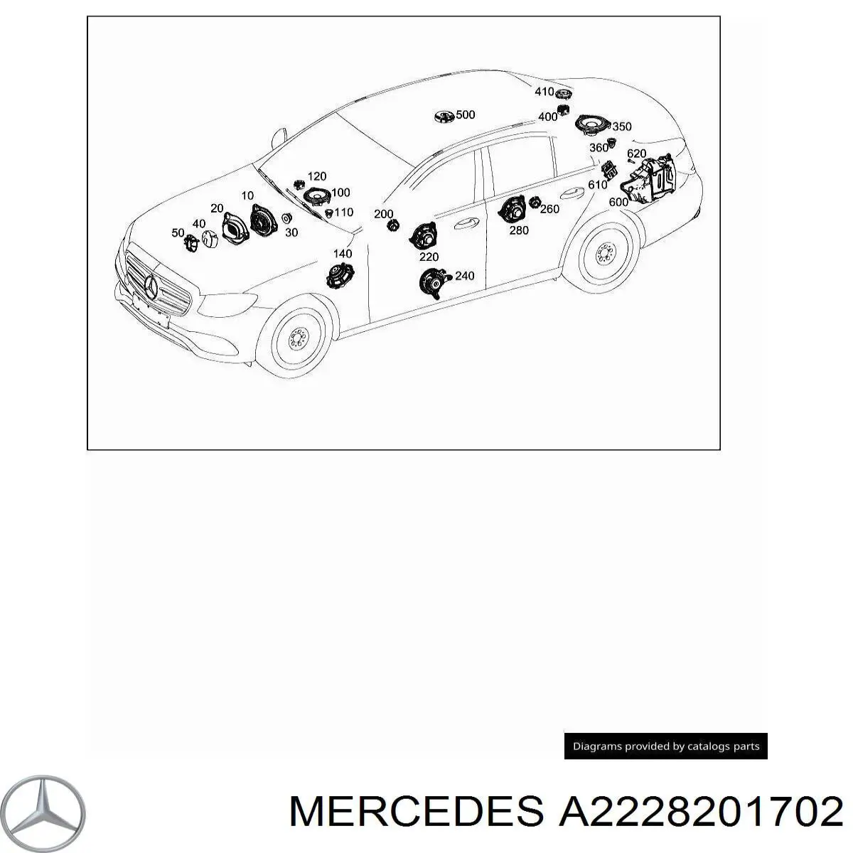 A2228201702 Mercedes 