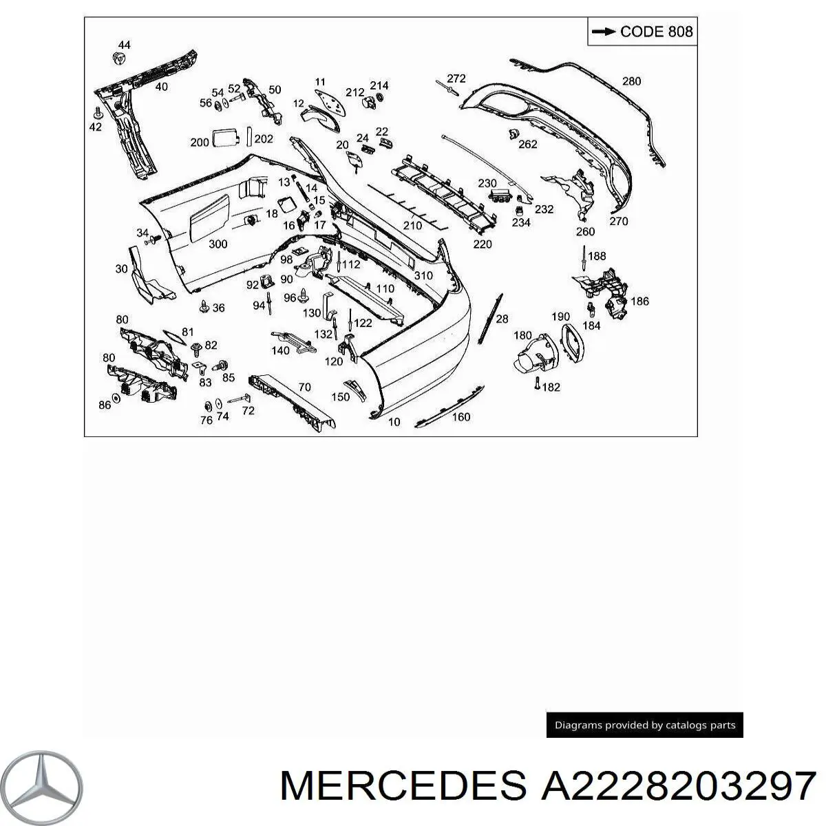  Mercedes A2228203297 ціна, від 7.54 USD