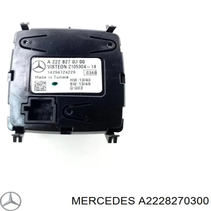 Годинники в салон, на панелі Mercedes A2228270300 ціна, від 63.33 USD