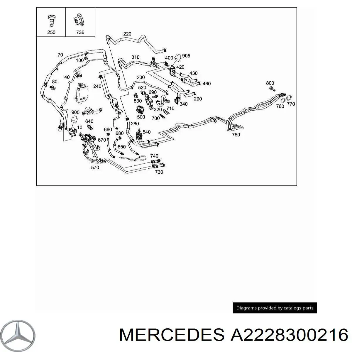  Mercedes A2228300216 ціна, від 45.60 USD