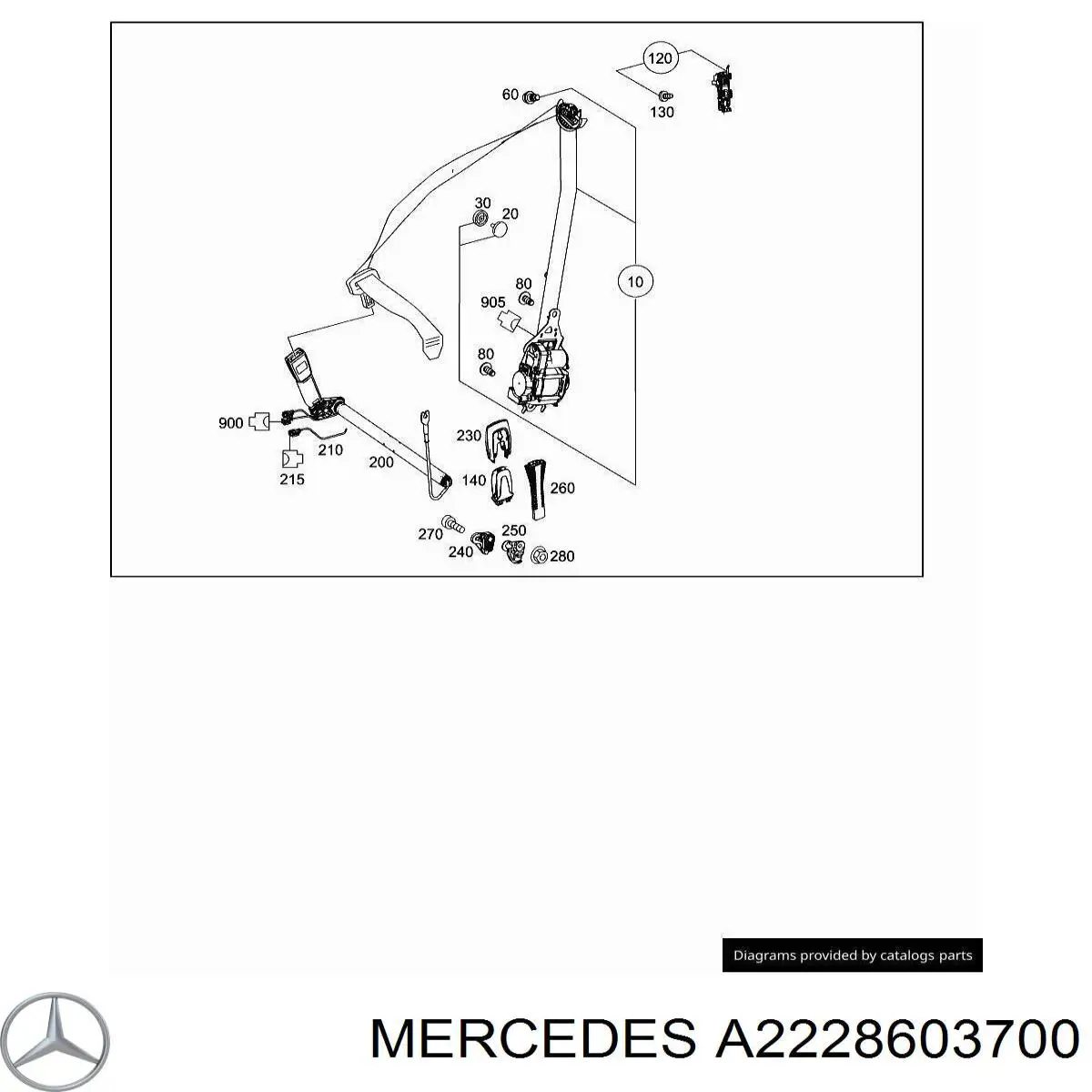 A2228603700 Mercedes 