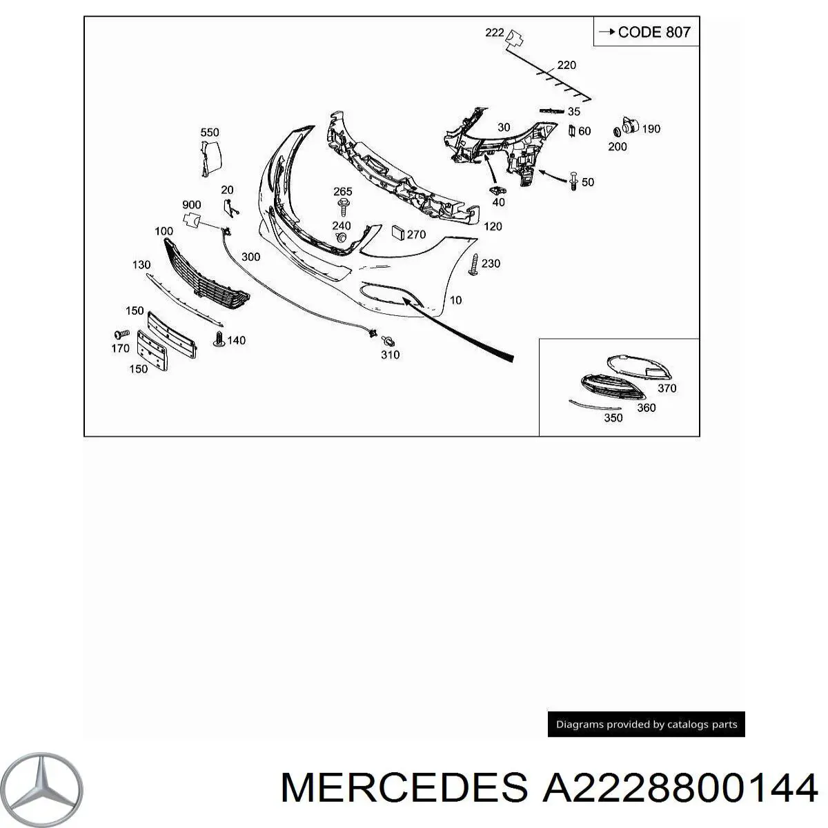 A2228800144 Mercedes 