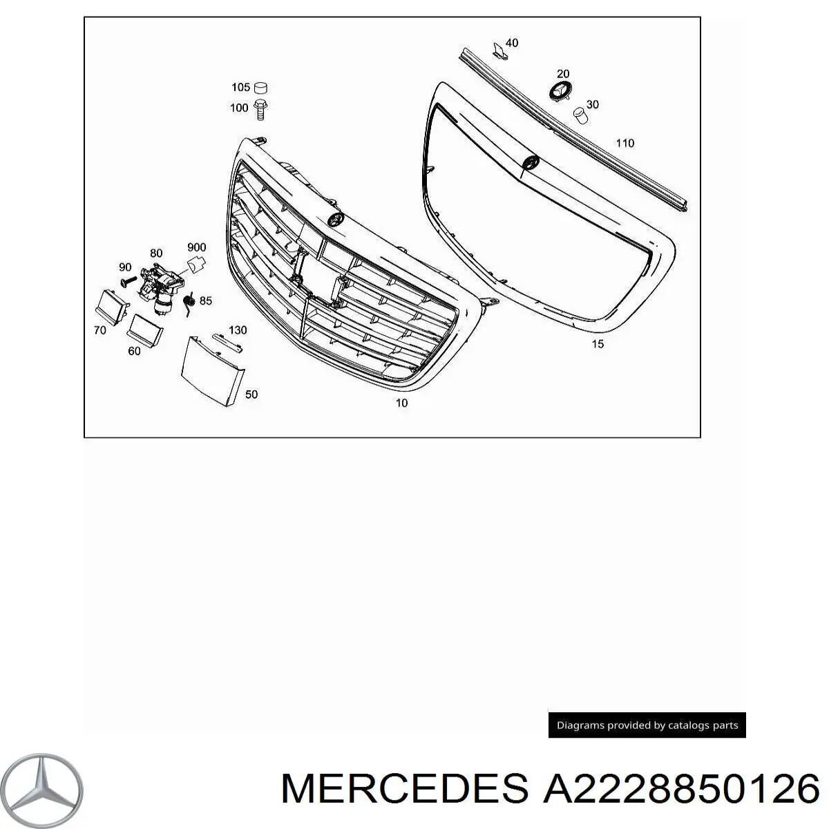 Купити A2228850126 Mercedes 
