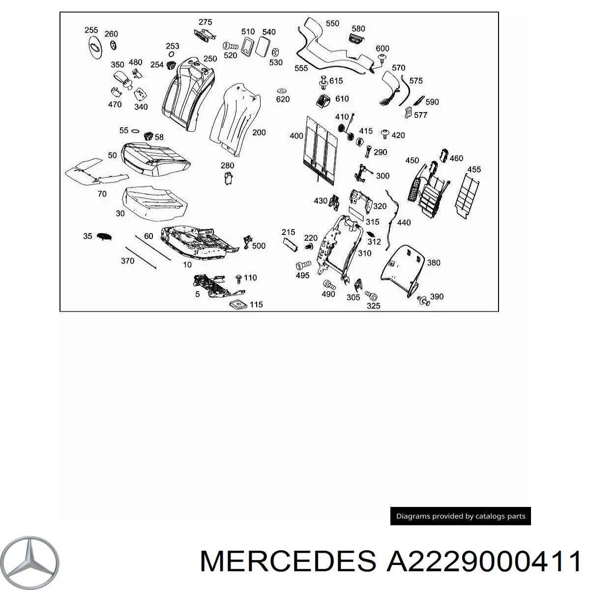  A2229000411 Mercedes