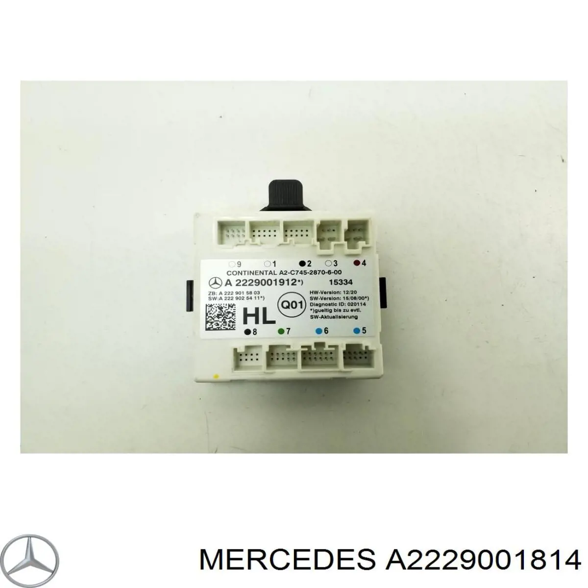 Блок комфорту задніх дверей Mercedes A2229001814 ціна, від 23.28 USD