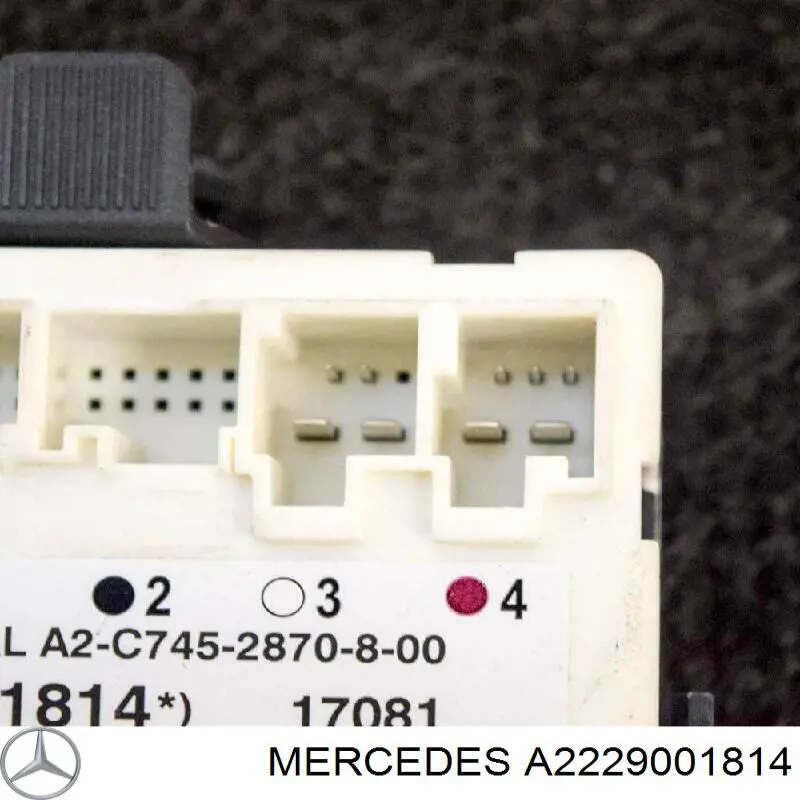 Купити A2229001814 Mercedes Блок комфорту задніх дверей