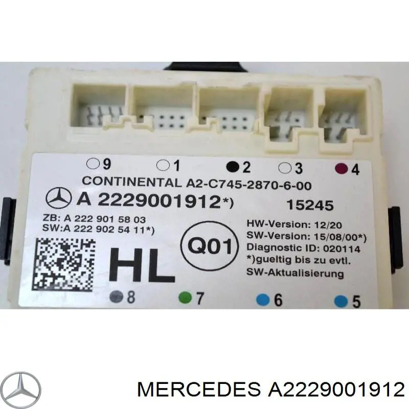 A2229001912 Mercedes 